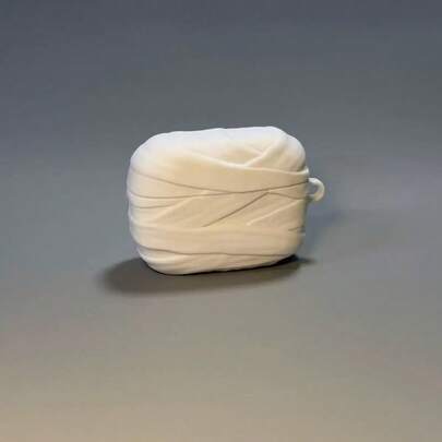 Ốp điện thoại ngộ nghĩnh, ốp điện thoại xấu xí, 1 chiếc ốp tai nghe silicon thiết kế băng gạc ngộ nghĩnh và độc đáo.