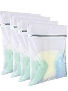 1/3pcs High Quality Durable Laundry Wash Bags, Anti-Snagging Anti-Tangling Washing Machine Dedicated, Whole Family Clothing Categorized Wash Bags - Multicolor - View 3