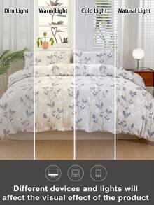 Bộ ga trải giường 3 món họa tiết hoa, chất liệu microfiber mềm mại và thoáng khí, thoải mái suốt bốn mùa, có thể giặt máy, chống phai màu, chống xù lông, chống co rút và chống nhăn, phù hợp với trang trí phòng ngủ phong cách Boho/Nông trại/Hiện đại, phù hợp với giường cỡ King/Queen/Full, tuyệt vời cho nhà ở, ký túc xá, căn hộ, khách sạn, nhà nghỉ dưỡng và làm quà tặng. - Nhiều màu - Xem 8