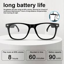 AI & Translation Enabled Smart Audio Glasses, Wireless 5.4 Bluetooth, Type-C Charging, Multifunctional Music Playback, Call Answering, Touch Control, Open-Ear Design, HIFI High Volume, Long Battery Life, Suitable For Men And Women - View 7
