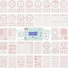 36pcs/Set New Bullet Journal Templates, Diary Accessories Kit For Bullet Journaling And Planning - Sets - View 2