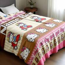 SANRIO Chăn lông cừu cá nhân hóa - Tên tùy chỉnh, chăn flannel mềm mại, món quà ấm áp và thoải mái dành cho gia đình và bạn bè, thích hợp để trang trí nhà cửa hoặc các dịp lễ hội. - Nhiều màu - Xem 12