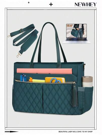 Túi đựng laptop 15.6 inch dành cho nữ, túi xách giáo viên, túi công sở có ngăn cách nhiệt, túi chuyên nghiệp cho y tá, cặp đựng laptop, túi xách lớn cho văn phòng, trường đại học, điều dưỡng.