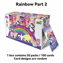 Hasbro Set de tarjetas coleccionables de la Princesa Luna de My Little Pony, adecuado para decoración interior y exhibición en el escritorio, con patrones de tarjetas aleatorios - Multicolor - Ver 16
