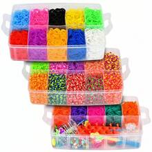 15000Pcs Kit Box+ Rubber Loom Bands Mult-Color Make Woven Bracelet DIY - Multicolor - View 4