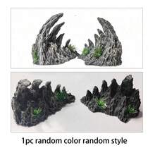 2 cái/bộ đá rồng nhân tạo vách đá cảnh quan thung lũng, đồ trang trí cho hồ cá, bể cá - Nhiều màu - Xem 8