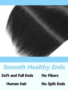 1束直发巴西直发人发编织发束天然黑色真人发束未经加工的雷米发接发 - Natural Black - 查看 5