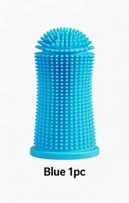 PETSIN Pet Finger Toothbrush Pet Toothbrush Silicone Toothbrush Puppy Cat Finger Set Brush Finger Pet Toothbrush Small Size Suitable For Dogs And Cats - Multicolor - View 19