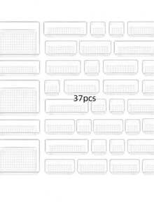 1pc/5pcs/9pcs/13pcs/25pcs Transparent Plastic Drawer Storage Boxes Set, Multiple Combination Options, Multi-Functional Bathroom Vanity Drawer Organizers, For Cosmetics, Bedroom, Kitchen Supplies, Office Items, Pet Desk Organizers, With Drawers, Space Saving, For Organizing Daily Necessities, Decorating Autumn Holidays, Room Decor, Home Decor, Autumn Decoration, Bedroom Decor - Clear - View 21