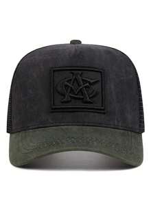 2026 New Minimalist Fashion Hip-Hop Cap With CA Embroidery, Street Style Skateboard Hat, Outdoor Sports Sun Hat, Casual Commute Decorative Baseball Cap, Unisex Creative Breathable Mesh Cap - CA Suede - View 2