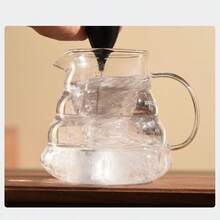 Wireless Electric Milk Frother, Handheld Battery Powered Milk Foamer, Portable Milk Frother For Coffee, Cream Whipper, Milk Whisk - Black - View 6