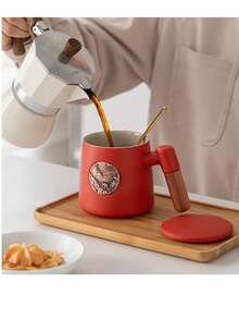 Ceramic Coffee Mug Gift Set - Large Tea Cup Suitable For Office And Home - Graduation Season Souvenir - Multicolor - View 1