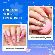 Beetles Spring Gel Polish Set - Fingertip Palette, 32 Colors Valentines Polish Set With Base Top Coat - 20 Colors Cat Eye Magical Kingdom - View 3