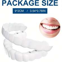The New Perforated Tooth Cover Is Suitable For Both Men And Women, With Quick And Easy Replacement For Daily Use - White - View 3