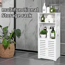 1pc Bathroom Gap Storage Cabinet, Narrow Floor Standing Organizer, Medicine Cabinet, Toilet Storage Rack, Multi-Layer Bathroom Storage Cabinet - A - View 7