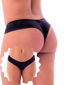 Set Of 4 Comfortable Double-String Microfiber Panties For Everyday Wear. - Champagne - View 3