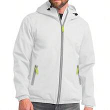 Chamarras Rompevientos Para Hombre con Capucha de Manga Larga Cremallera Completa Para Exteriores. Chamarra Deportiva Hombre Aprueba de Viento, Transpirable, Adecuada para el Uso Diario - Champán - Ver 6