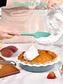 Silicone Scraper, Mini Cake Spatula, Baking Tool, Kitchen Utensil, Heat-Resistant Baking Scraper, Mixing Baking Tool - For Cooking, Baking And Spreading - Holiday Party Birthday Cake Baking Tool - Multicolor - View 6