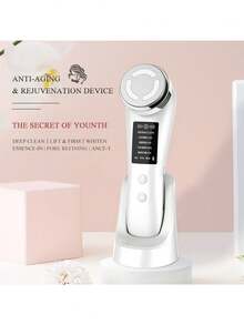 专业美容光子微电流紧肤射频美容仪，面部按摩仪 - 彩色 - 查看 7