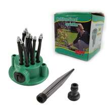 360° Auto Garden Sprinkler, Multi-Nozzle Garden Watering System With Adjustable Sprinkler Heads, Efficient Irrigation Tool, Water-Saving Design, Suitable For Yard And Lawn - Multi-head Sprinkler - View 1