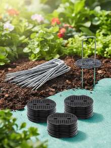 Ghim cố định cảnh quan 4 inch 12 gauge, ghim cố định vườn mạ kẽm chống gỉ, dùng để cố định hàng rào, ống tưới, bãi cỏ, vải che phủ cảnh quan. - Cọc cắm đất hình chữ U dùng trong vườn - Xem 9