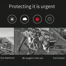 1pc Premium Bicycle Cover, Universal Bicycle Cover With Black Bicycle Silhouette Design, For Outdoor Parking, Rainproof, Long-Term Sun Protection, Foldable Storage, Bicycle Dust Cover, Bicycle Accessories - Multicolor - View 8