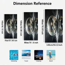 1条宇宙镜面风景沙滩巾，沙滩摄影必备披肩 - vg-465 - 查看 3