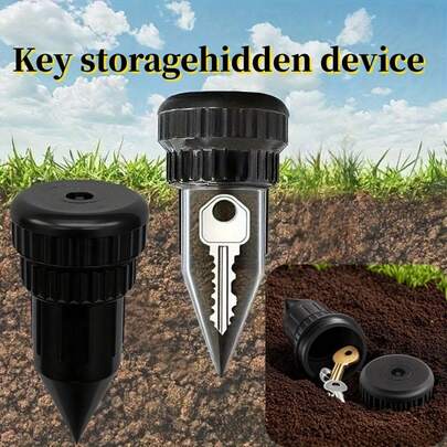 1/2 Stück realistische Gießkanne Schlüsselversteck (1 Versteckkörper + 1 Abdeckung) - lebensechter Schlüsselversteckbehälter, wasserdichte Schlüsselbox für Garten und Rasen, einfach in den Boden einsetzen, Lösung zum Aufbewahren von Schlüsseln im Garten