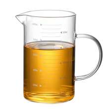 Cốc đong định lượng bằng thủy tinh có vạch chia, dùng trong gia đình, làm bánh, lò vi sóng, chịu nhiệt, dùng để đánh trứng, pha đồ uống, sữa và trà. - Trong sáng - Xem 6