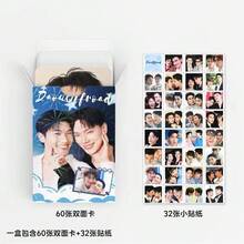 92pcs Celebrity Mini Photo Cards, Thai Star Collectible Cards, Double-Sided LOMO Cards - Multicolor - View 4