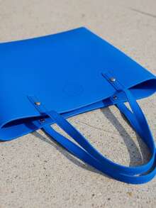 Women Tote Bags - Màu xanh lam - Xem 5