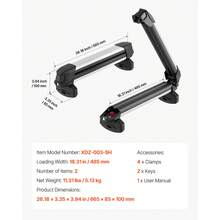 Car Luggage Rack - 4 Paar Ski / 2 Snowboards(465 mm Ladebreite) - View 11