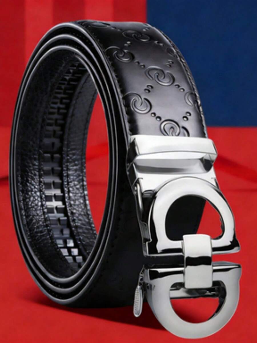 1 chiếc thắt lưng nam thời trang với khóa tự động bằng hợp kim, kiểu dáng cá tính và đa năng, là món đồ không thể thiếu cho giới doanh nhân thượng lưu - một lựa chọn quà tặng tuyệt vời. - Nhiều màu - Xem 1