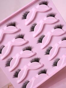 10 Pairs Fluffy Natural-Looking Eyelashes, High Volume, Easy To Apply - View 8