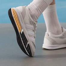 Giày chạy bộ cổ thấp thoải mái đa năng adidas Lightblaze LP dành cho nữ, màu xám/trắng. - Trắng ngà - Xem 3