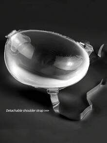 1 Pair New 3D Transparent Silicone Adhesive Bra With Detachable Clear Straps, Push Up Invisible Sticky Bra For Swimwear, Wedding & Backless Dresses - Multicolor - View 4