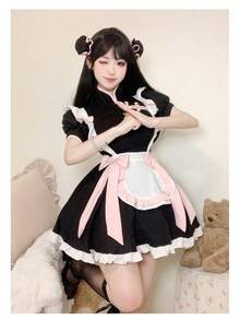 Cosplay Clothing - Tạp dề đơn - Xem 6