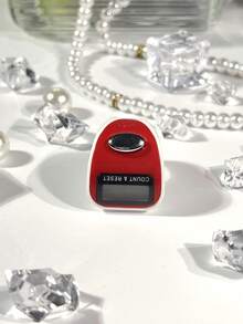 Ultra-Light Mini Counter With Ring Design, Convenient To Carry, Large Display Screen For Clear Reading - Multicolor - View 11