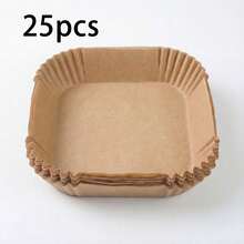 100pcs, Square Disposable Air Fryer Liners (6.3in/8in), Paper Air Fryer Liner Pots, Paper Basket Bowls, Baking Trays, Oven Accessories, Baking Tools, Kitchen Gadgets, Kitchen Accessories,Kitchen Accessories,Kitchen,Thanksgiving Gifts, Christmas Gifts, Halloween Gifts, Valentine's Day Gifts, New Year Gifts - Multicolor - View 14