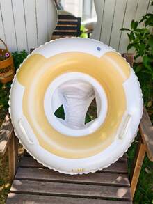 1 phao bơi bằng chất liệu PVC mới có tay cầm an toàn, 1 phao bơi hình gấu bông bơm hơi. - Nhiều màu - Xem 8