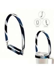 1 Pc Water Cup Hanging Rope, Water Cup Pendant, Silicone Water Bottle Rope, Durable Silicone Water Bottle Strap Rope, Suitable For Most Water Cups - Multicolor - View 5