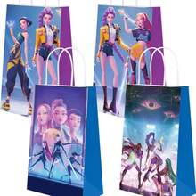 12 túi quà tặng chủ đề nhóm nhạc nữ K-Pop mới, quà tặng sinh nhật, trang trí bỏng ngô. - túi quà - Xem 8