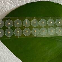60 adesivos dourados transparentes para acupuntura auricular, ideais para massagem nas orelhas e cuidados com o corpo. - multicolorido - Ver 5
