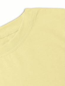 Camiseta de Verano para Mujer con Estampado de Flores de Margarita, Cuello Redondo Ajustado - Estilo Casual Retro, Unisex, Camiseta de Manga Corta de Algodón Cómoda, Nueva Colección de Veran - Amarillo - Ver 5