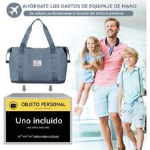 Gym Sports Bag, Expandable Travel Bag, Foldable Travel Tote Bag For Men And Women, Waterproof Sports Bag With Compartments For Gym (Light Green-03), 4346100 - 黑色 - 查看 2