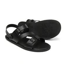 Men's Summer New Soft Bottom Non-Slip Casual Beach Sandals, Lightweight Soft Bottom Beach Slippers - Black - View 2