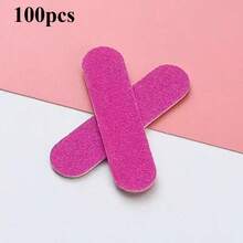 50pcs Multi-Function Mini Double-Sided Nail Files, Wearable Nail Buffers, Small Nail Grinders, Double-Sided Nail Files, Thin Sandpaper Nail Buffers, Nail Polish Sanding Tools - Multicolor - View 9