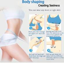 1 chiếc máy lăn massage mặt 3D cầm tay, nâng cơ mặt, làm thon gọn cằm đôi, tạo đường nét V-line, máy massage mặt săn chắc, xoay 360° giúp thư giãn mặt và cổ, màu bạc. - Bạc - Xem 7