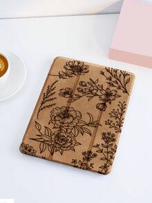 1 件棕色花卉线条印花保护套，适用于 Kindle 2024、Kobo、Kindle NK 11/Kindle 儿童版/Kindle Paperwhite 5，电子书阅读器保护套，带自动唤醒/睡眠功能，轻薄贴合，保护您的阅读设备。 - 彩色 - 查看 8