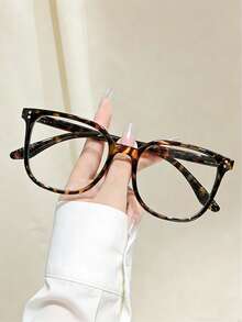 1pc Square Full Frame Fashion Computer Glasses, Suitable For Daily Wear, Parties And Streetwear - Multicolor - View 1